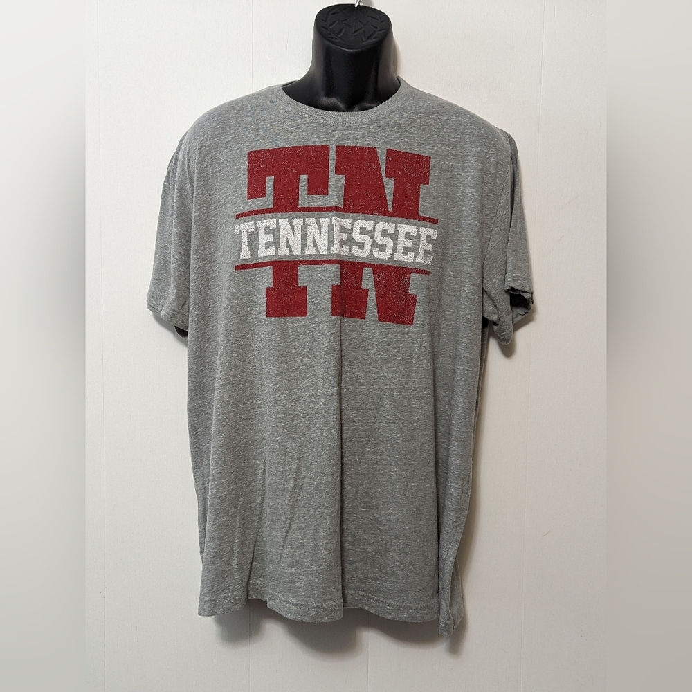 Men's State of Mine Tennessee T-shirt Size 2XL Gray and Burgundy